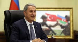 Hulusi Akar, Azerbaycan Savunma Bakanı Hasanov ile görüştü